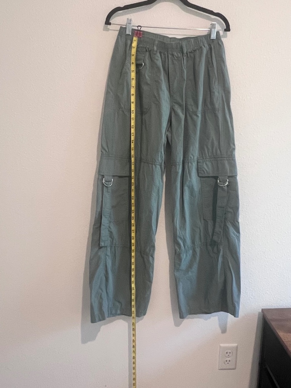 Wild Fable Wide Leg Cargo Pants NWT Sage Green Size Small - Picture 1 of 10
